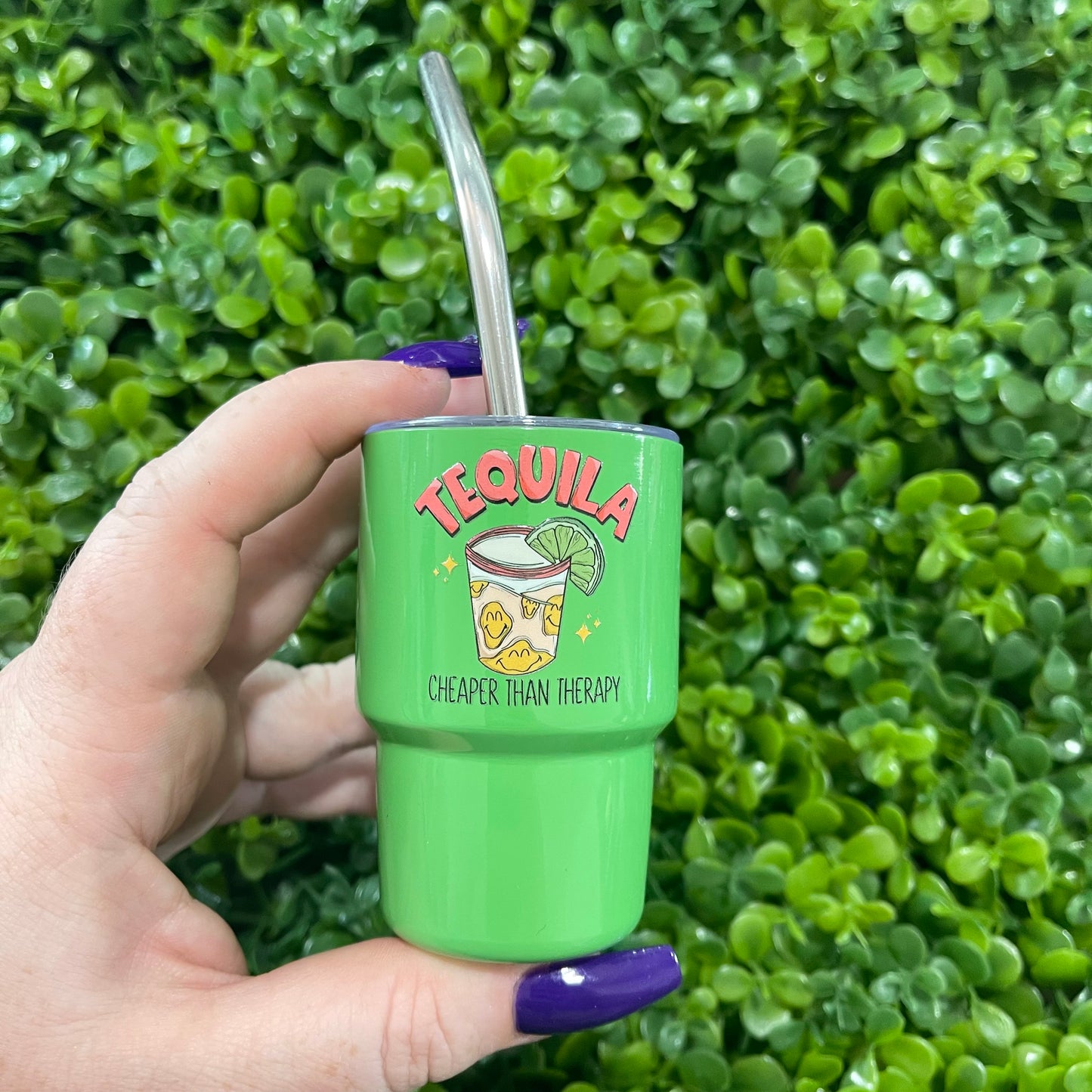 Tequila Cheaper Than Therapy Shot Tumbler